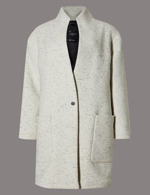 Oversized Speckled Coat